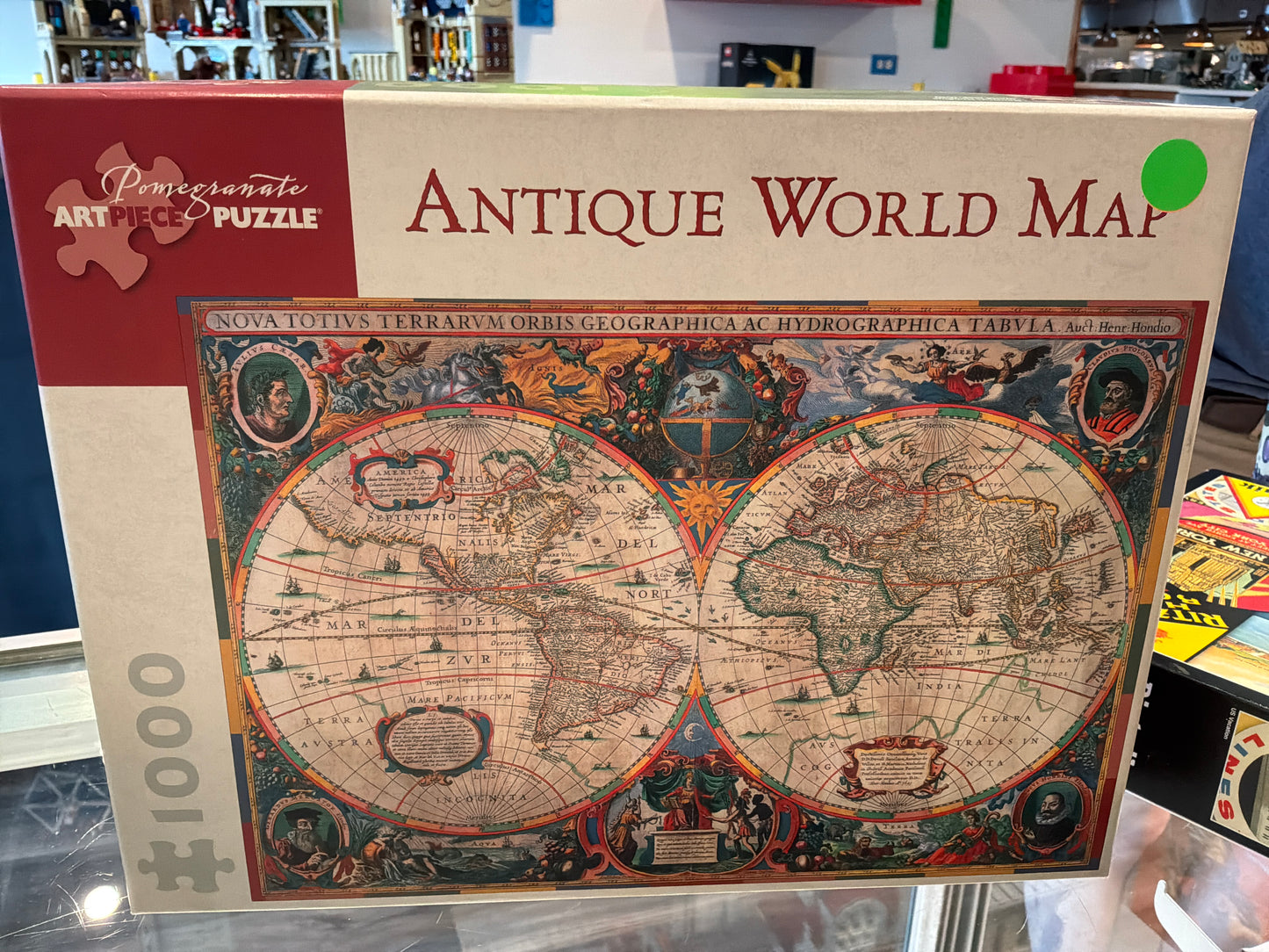 Antique World Map 1000 pcs Verified